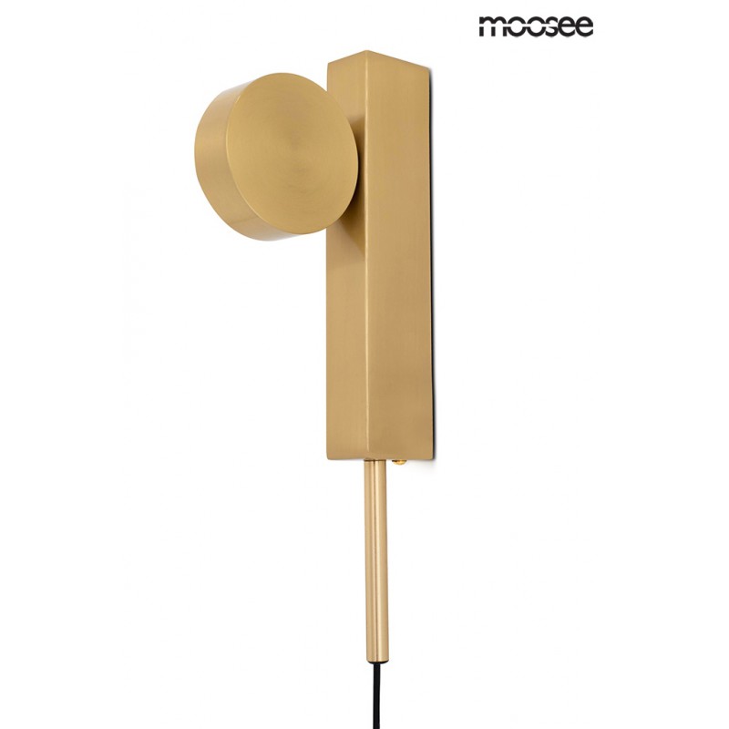 MOOSEE lampa ścienna CLARID GOLD złota