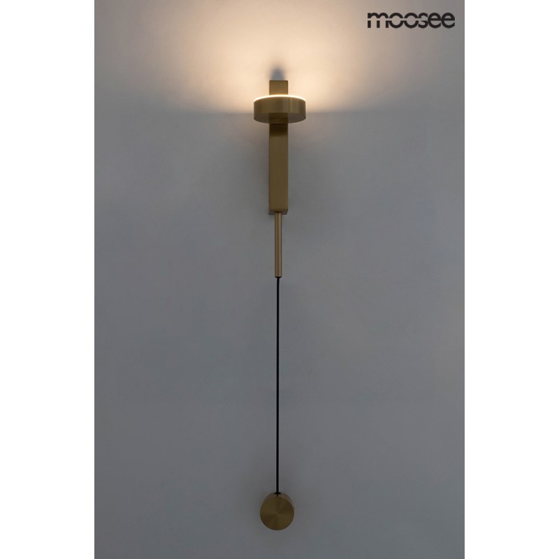 MOOSEE lampa ścienna CLARID GOLD złota