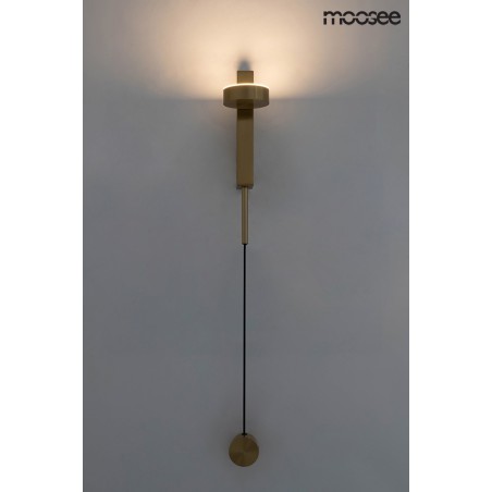 MOOSEE lampa ścienna CLARID GOLD złota