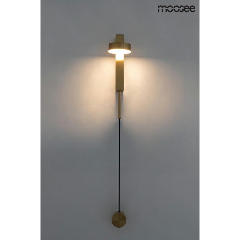 MOOSEE lampa ścienna CLARID GOLD złota