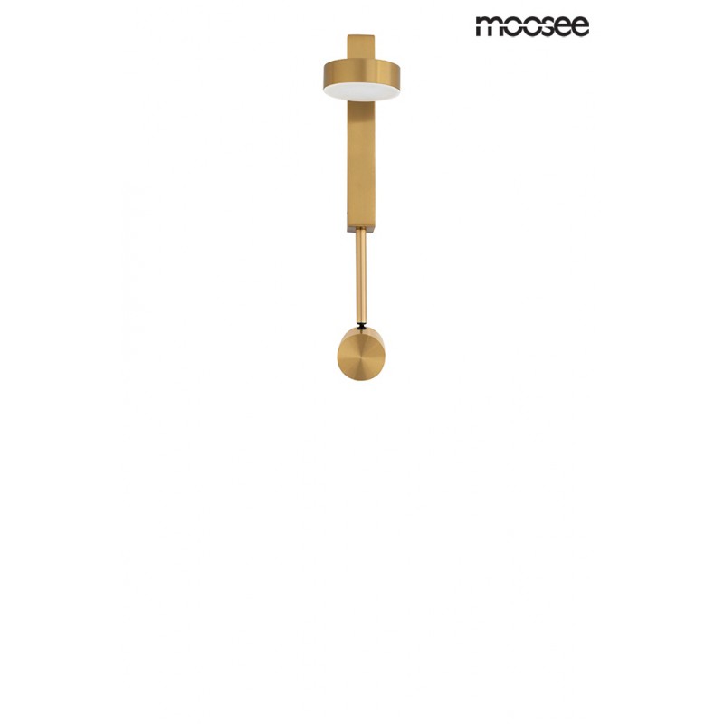 MOOSEE lampa ścienna CLARID GOLD złota