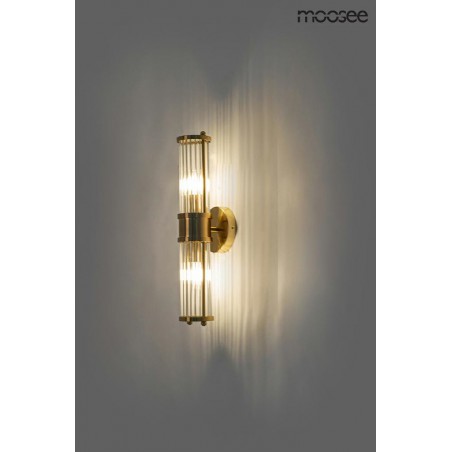MOOSEE lampa ścienna PILAR TWIN złota