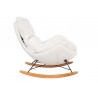 Fotel bujany OTILIA TEDDY biały