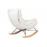 Fotel bujany OTILIA TEDDY biały