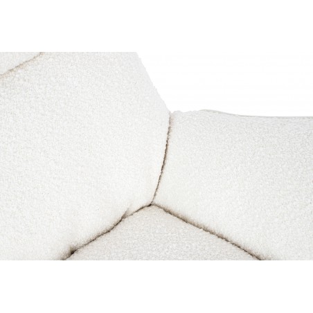 Fotel bujany OTILIA TEDDY biały