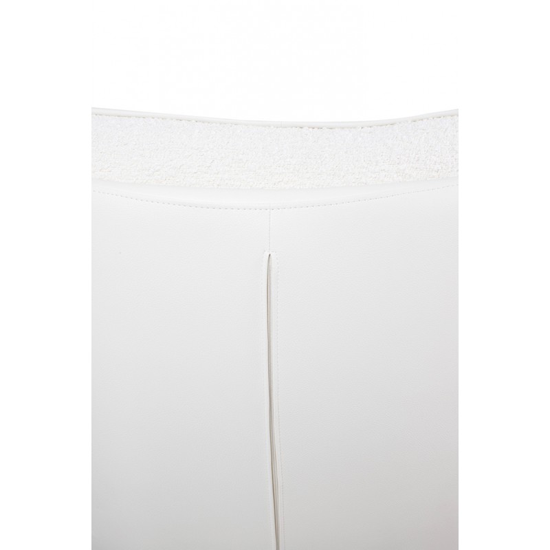 Fotel bujany OTILIA TEDDY biały