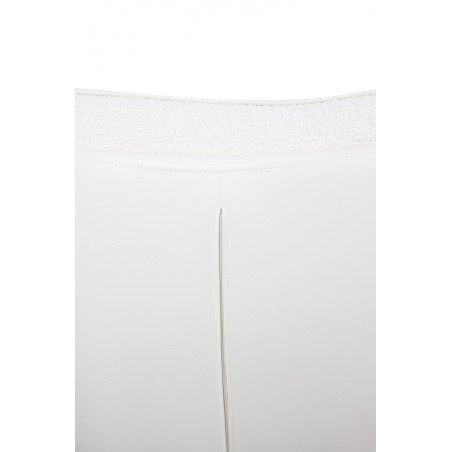 Fotel bujany OTILIA TEDDY biały