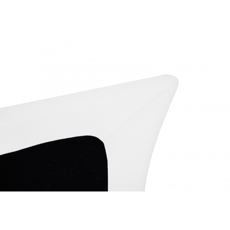 Fotel bujany OTILIA TEDDY biały