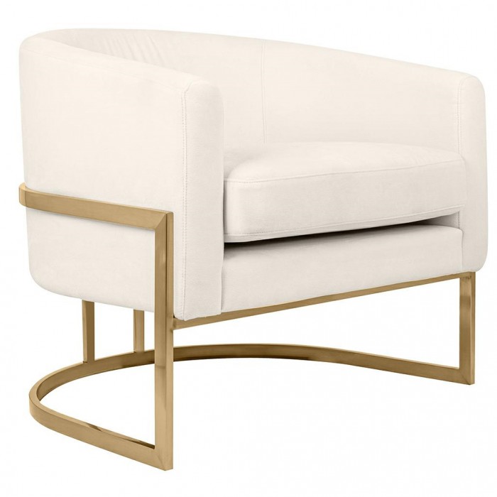 Fotel CASSIA VELVET beżowy