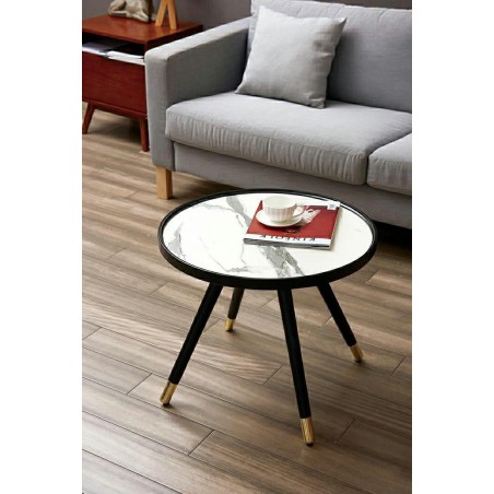 Stolik PADRINO 60 - MDF, drewno, metal