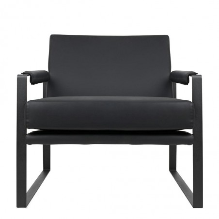 Fotel CAPITAN czarny PU