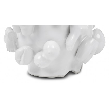 KARE wazon dekoracyjny BODY PARTS 37cm biały