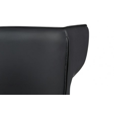 Fotel obrotowy VITA VELVET czarny PU