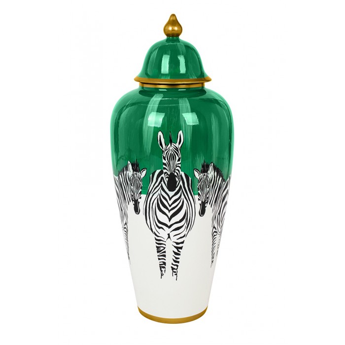 KARE słoik dekoracyjny ZEBRAS 63cm