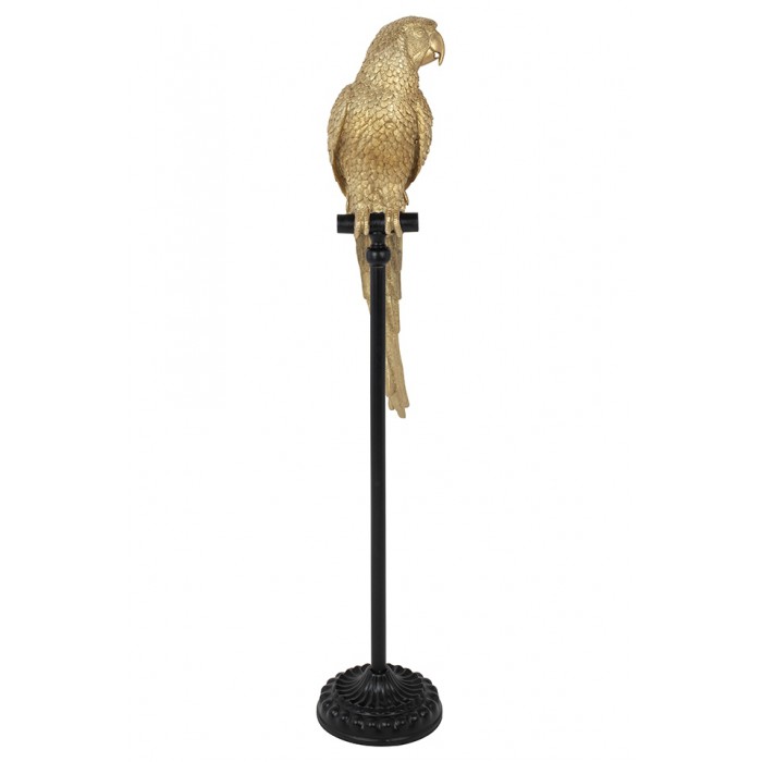 KARE dekoracja stojąca PARROT 116 cm złota