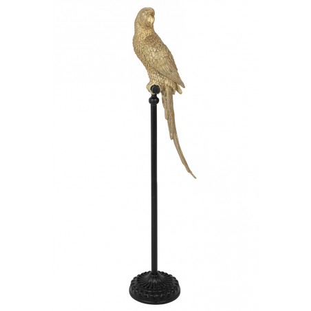 KARE dekoracja stojąca PARROT 116 cm złota