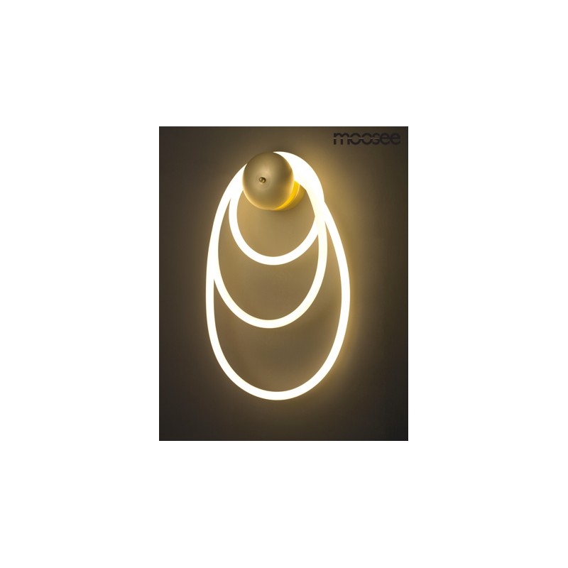 MOOSEE lampa ścienna SERPIENTE złota