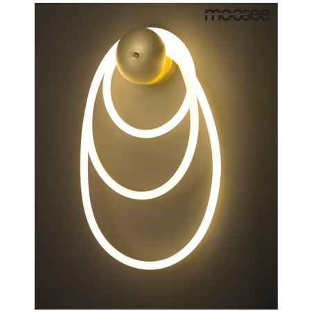 MOOSEE lampa ścienna SERPIENTE złota