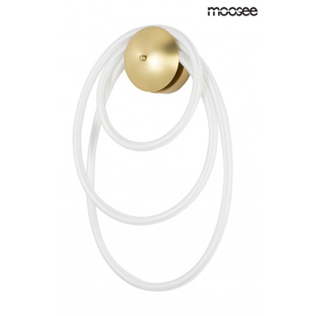 MOOSEE lampa ścienna SERPIENTE złota