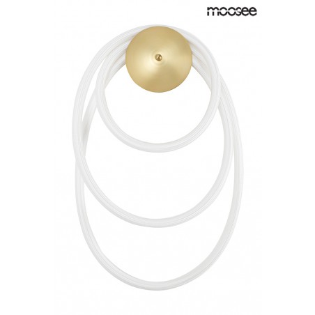 MOOSEE lampa ścienna SERPIENTE złota