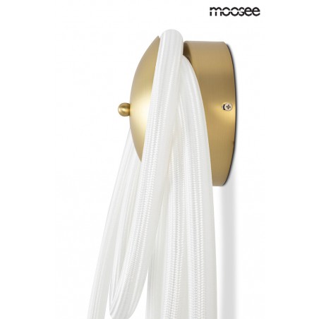 MOOSEE lampa ścienna SERPIENTE złota