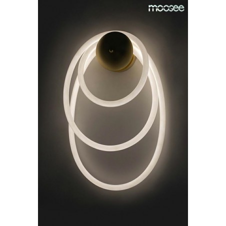 MOOSEE lampa ścienna SERPIENTE złota