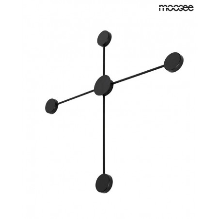 MOOSEE lampa ścienna SHADOW 4 czarna