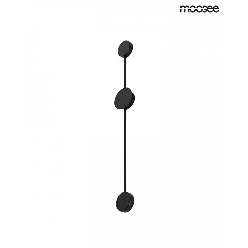 MOOSEE lampa ścienna SHADOW 2 czarna