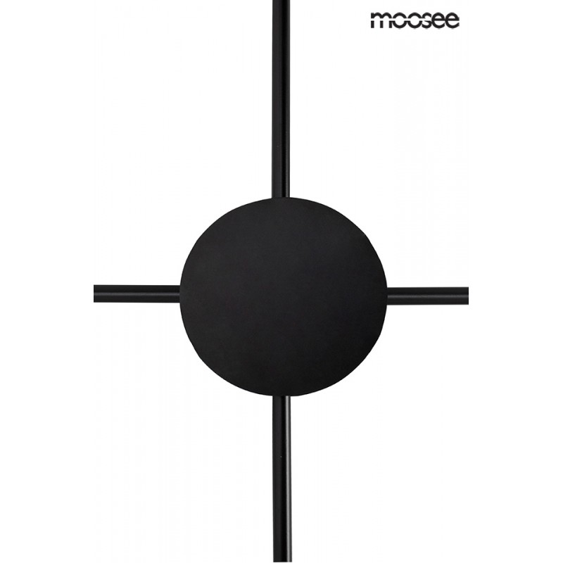 MOOSEE lampa ścienna SHADOW 4 czarna