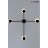 MOOSEE lampa ścienna SHADOW 4 czarna