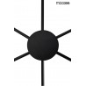 MOOSEE lampa ścienna SHADOW 6 czarna