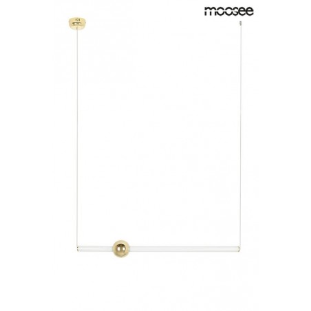 MOOSEE lampa wisząca LIBRA 90 IN  biała / złota