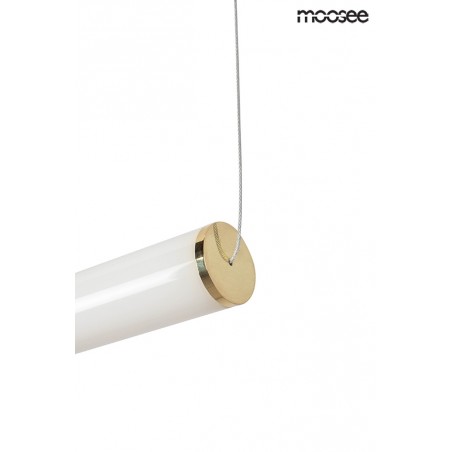 MOOSEE lampa wisząca LIBRA 90 IN  biała / złota