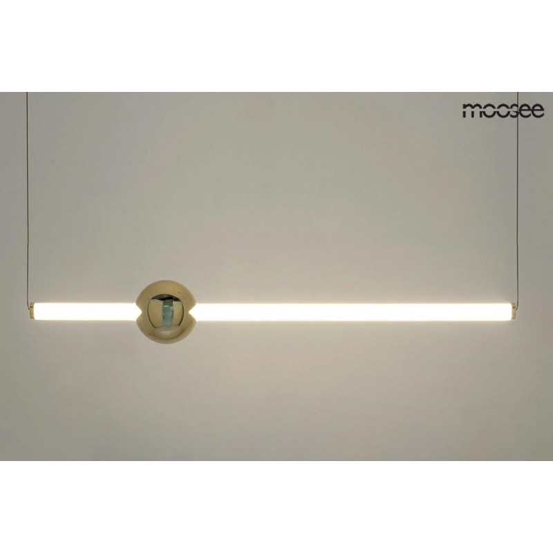 MOOSEE lampa wisząca LIBRA 90 IN  biała / złota