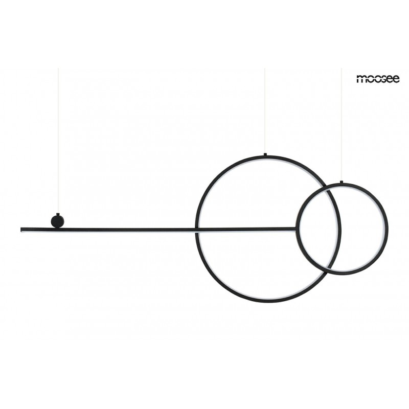 MOOSEE lampa wisząca RAGE czarna