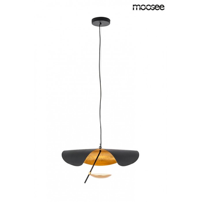MOOSEE lampa wisząca STING RAY 40 czarna / złota