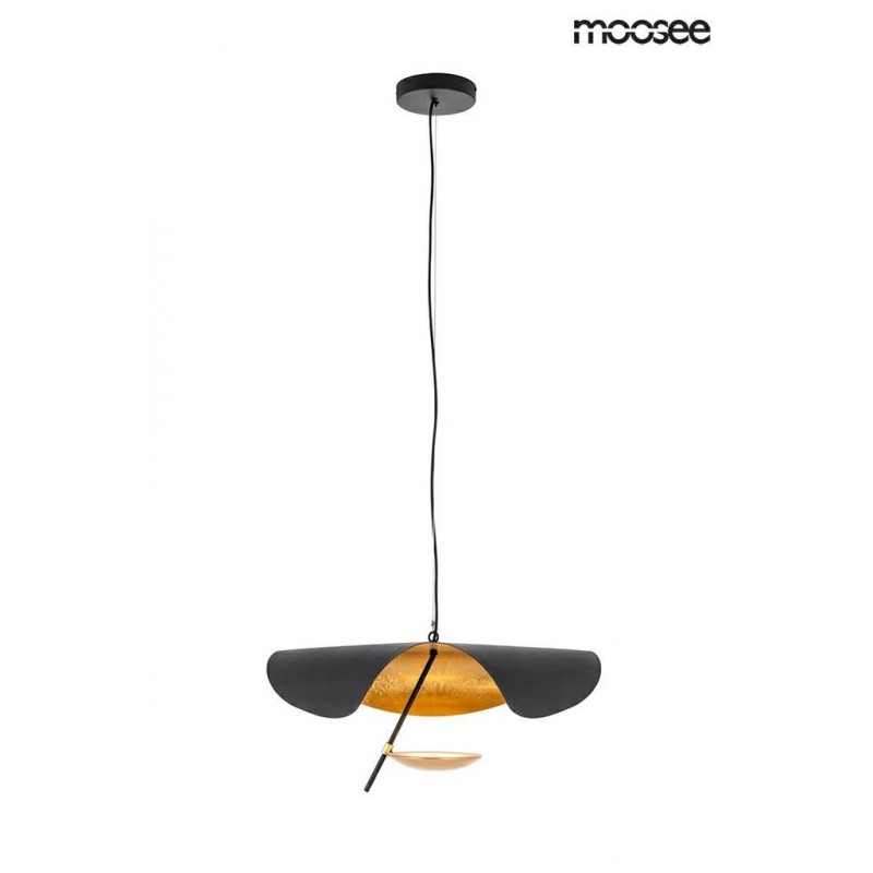 MOOSEE lampa wisząca STING RAY 40 czarna / złota