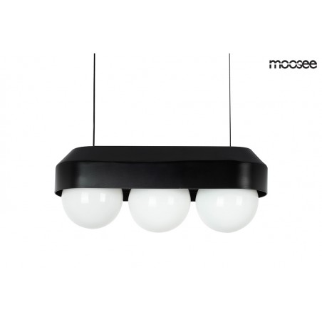 MOOSEE lampa wisząca DROPS 3 czarna