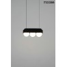 MOOSEE lampa wisząca DROPS 3 czarna