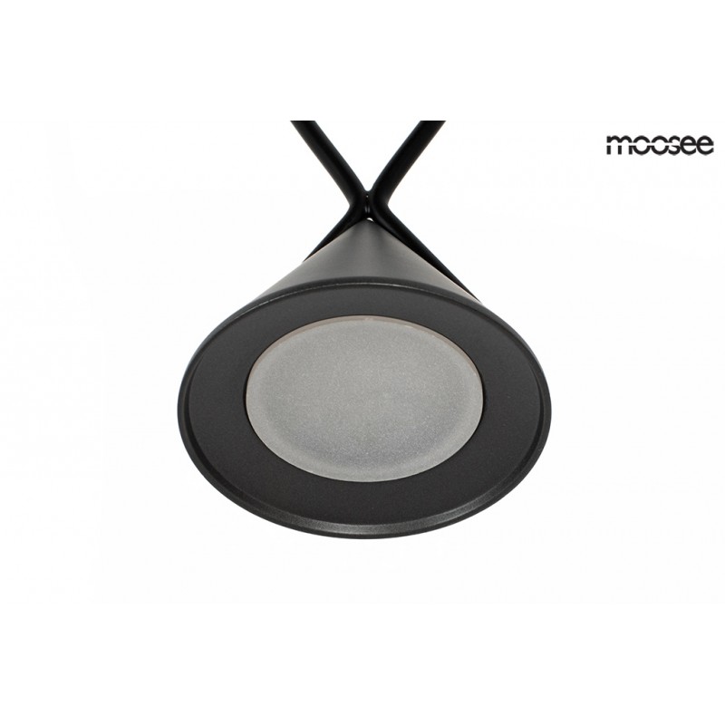 MOOSEE lampa wisząca ATLAS 3 czarna