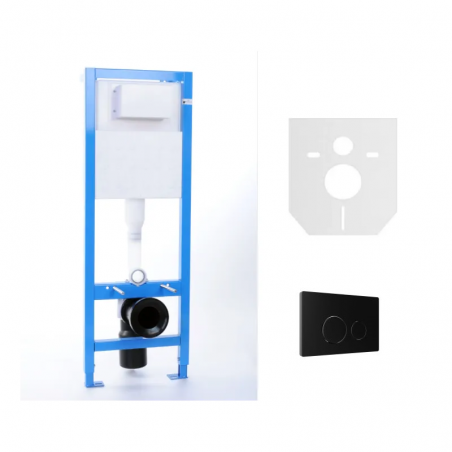 Stelaż WC Lavita 3w1 (przycisk czarny), 10 lat gwarancji