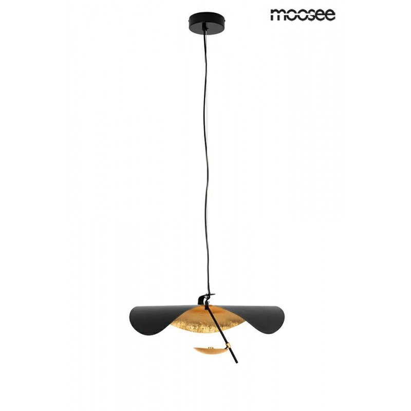 MOOSEE lampa wisząca STING RAY 40 czarna / złota