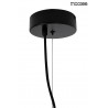 MOOSEE lampa wisząca STING RAY 40 czarna / złota