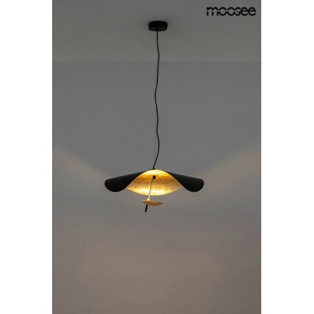 MOOSEE lampa wisząca STING RAY 40 czarna / złota