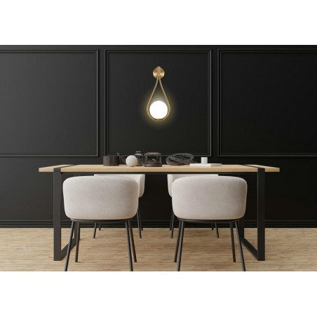 MOOSEE lampa ścienna ROMA złota