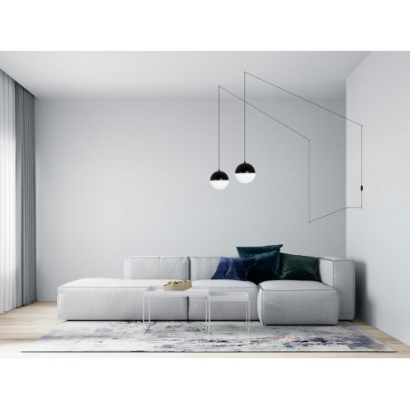 MOOSEE lampa ścienna BOWL DUO czarna