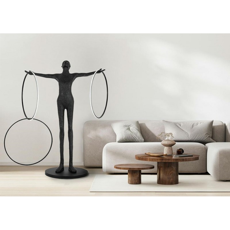 Lampa podłogowa HUMAN CIRCULO włókno szklane