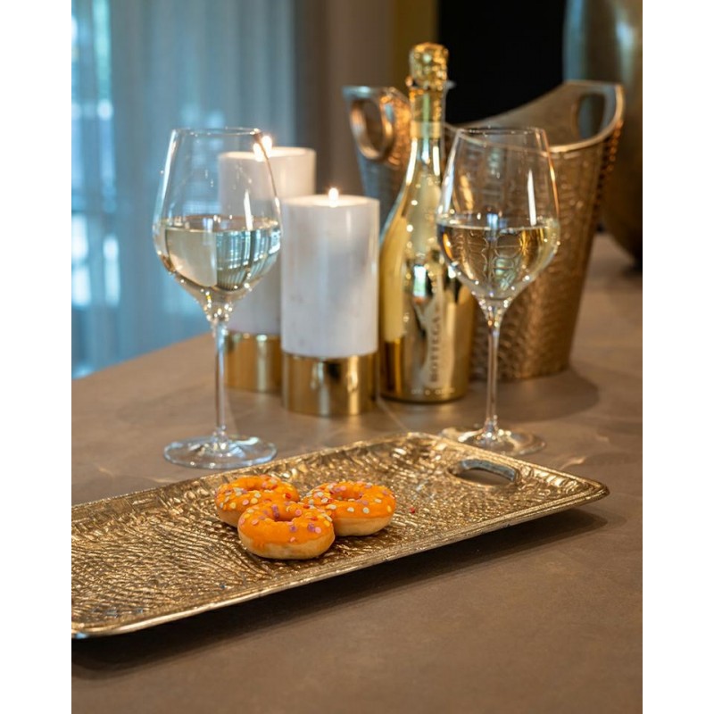 RICHMOND taca DEMIAN zestaw - złoty