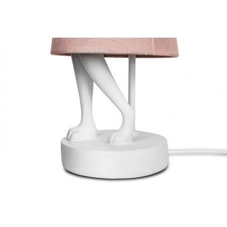 KARE lampa stołowa RABBIT biała / różowa