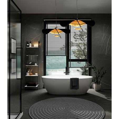 MOOSEE lampa wisząca STING RAY 40 czarna / złota